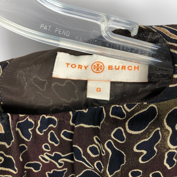 Tory Burch | 100% Silk Lined Tank with Tie Back - Picture 5 of 5